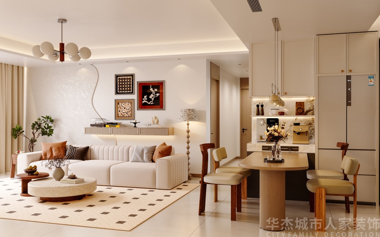 德通昆仑序 · 106㎡ · 侘寂风装修 - 实景图3