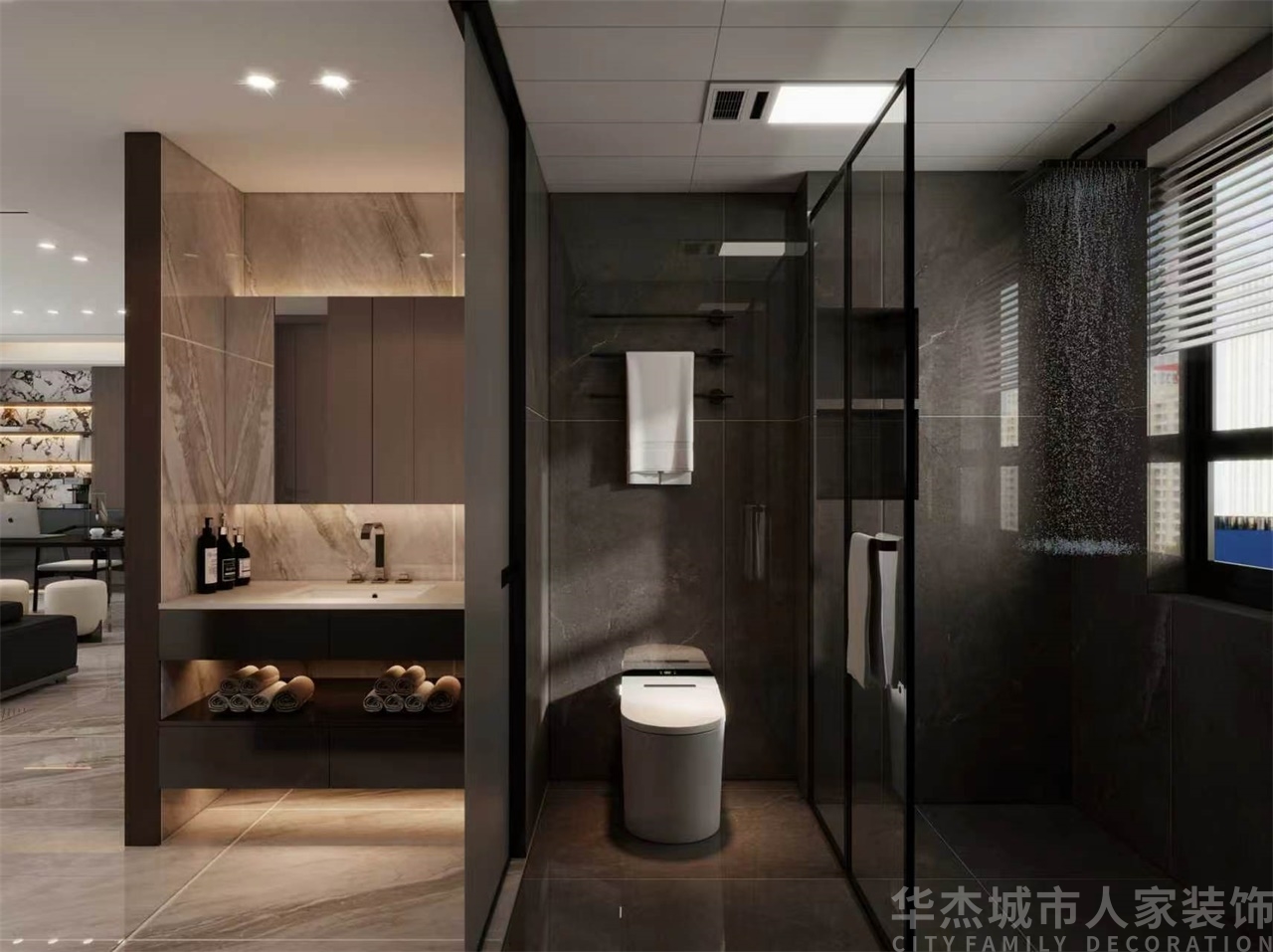 龙湖砚熙台 · 196㎡ · 意式轻奢 - 实景图4
