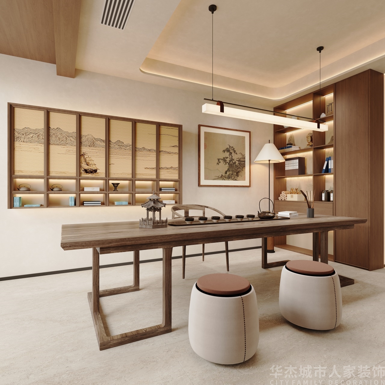 万科理想城 · 163㎡ · 中式装修 - 实景图3