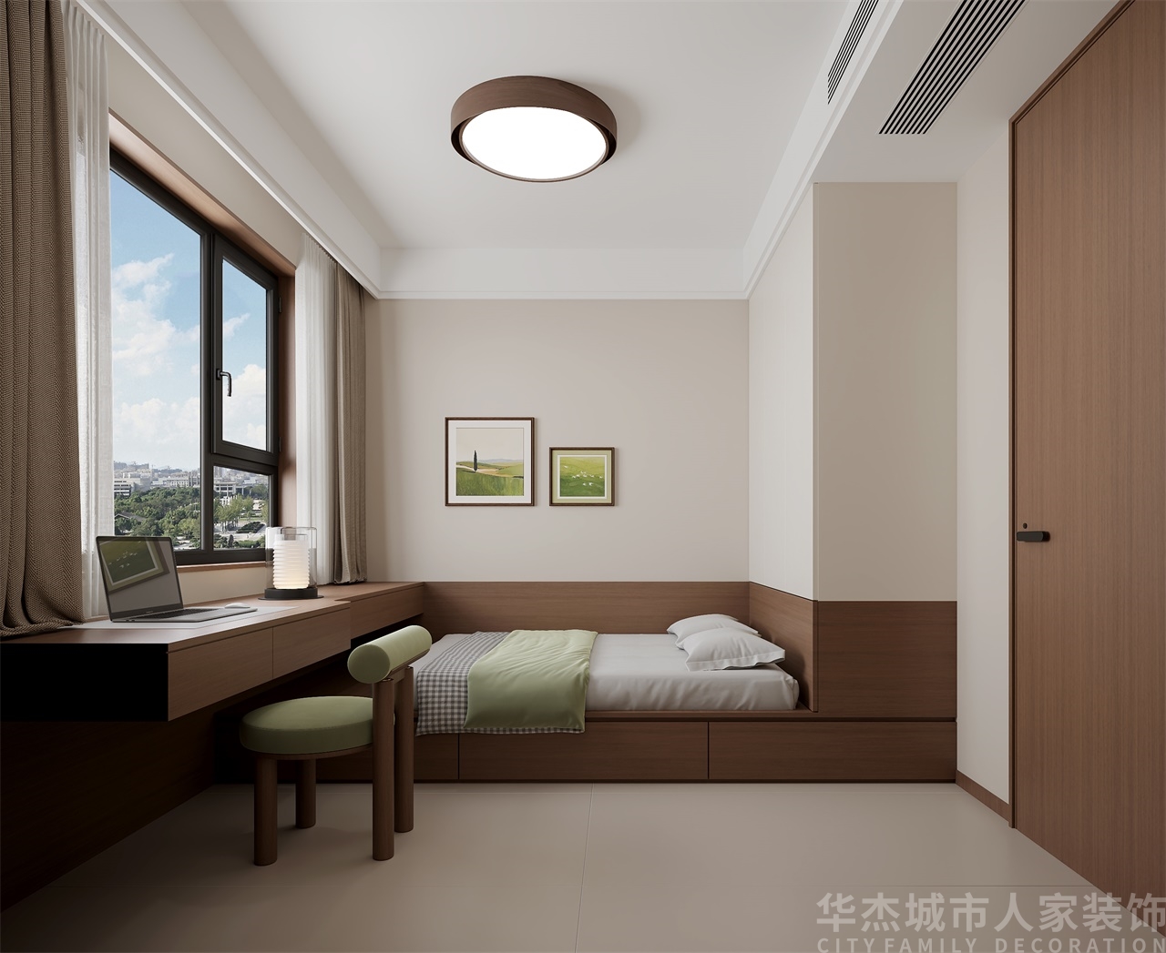 山东健康同人乐府 · 165㎡ · 中古奶油 - 实景图6