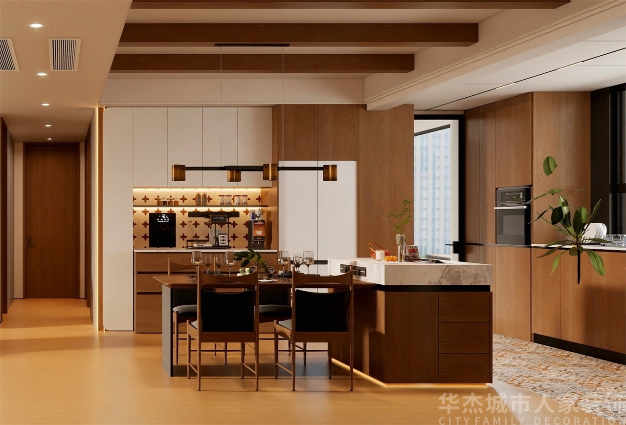 陕建锦泓府 · 125㎡ · 中古风装修 - 实景图3