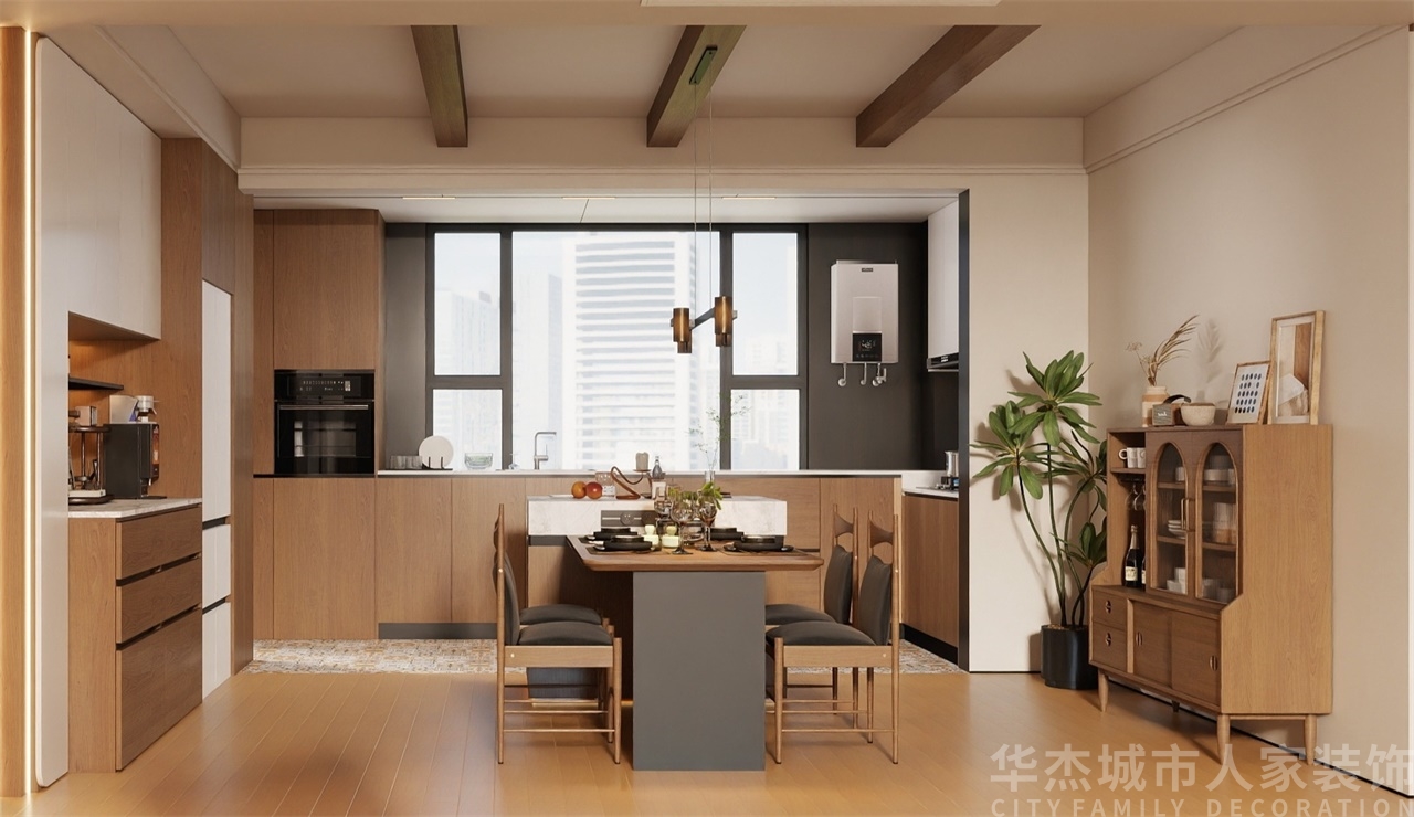 陕建锦泓府 · 125㎡ · 中古风装修 - 实景图4